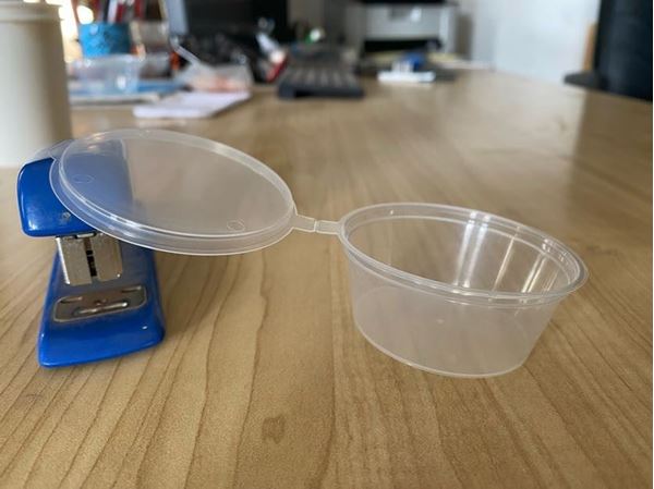 Picture of  Plastic Container Hinged E28cc